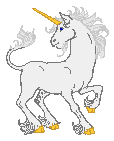 gold/silver unicorn