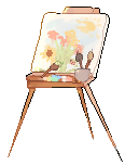 water color easel