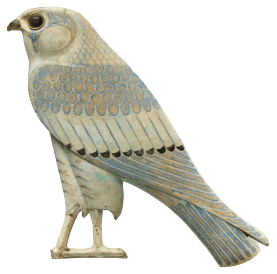 Inlay Depicting a Falcon