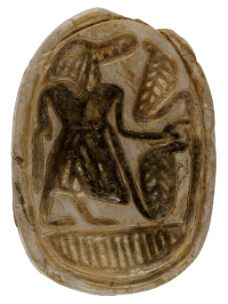 scarab with Sobek and uraei