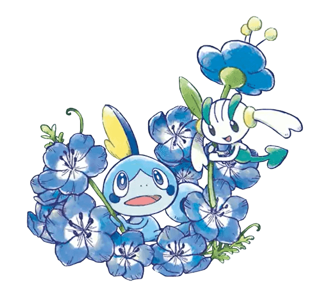 blue blue eyes sobble and flabebe